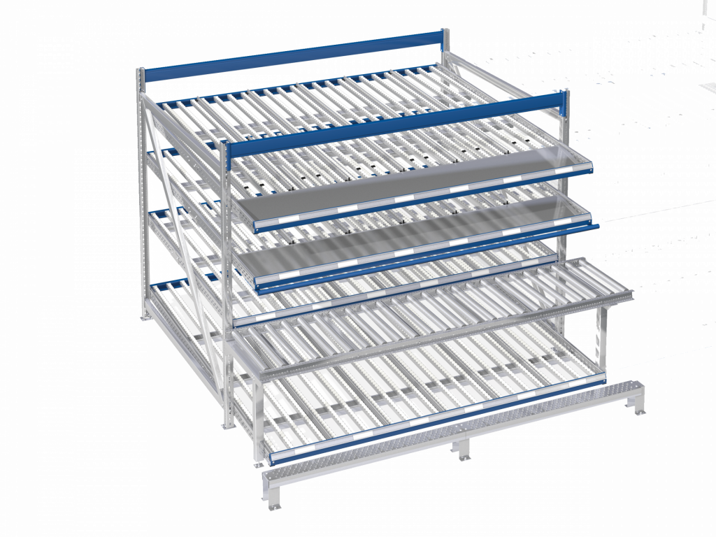 Stückgutdurchlaufregal